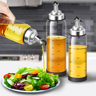 玻璃油壶耐高温油瓶油罐厨房用酱油醋壶厨房调料瓶调味罐防漏家用