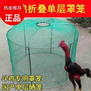 鸡罩笼斗鸡专用笼子斗鸡训练用品斗鸡跑笼斗鸡围子笼罩提篮提笼兽
