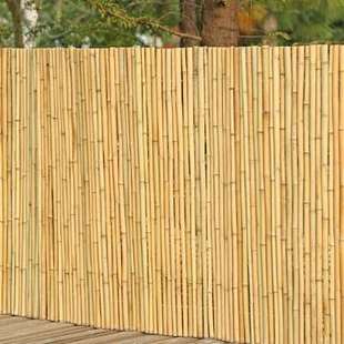 竹编制品护栏庭院花园竹竿竹子围墙竹墙竹篱笆 户外栅栏围栏日式