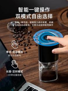 咖啡豆研磨机家用电动磨豆机咖啡研磨器手磨咖啡机便携自动磨豆器