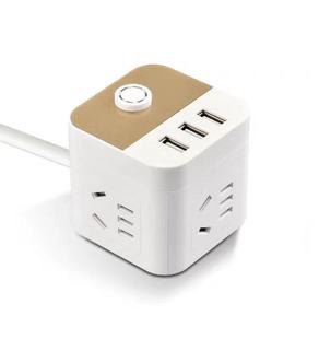 魔方插座USB插座充电魔方插排插线板接线板多功能U家用电源转 新品