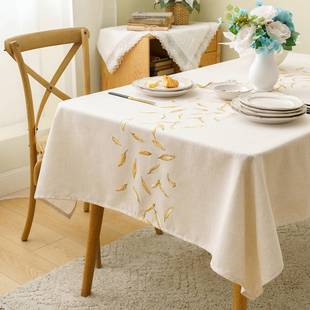 新款 北欧ins风桌布提花居家桌旗餐布装 饰室内餐垫桌垫茶几台布