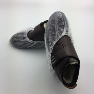 套加厚室内防水家用防滑耐磨防尘机房学生透明塑料脚套膜 一次性鞋