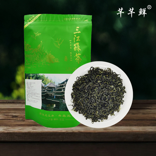 正宗一级绿茶浓香型嫩芽高山茶叶明前 三江绿茶袋装 2024年绿茶新品