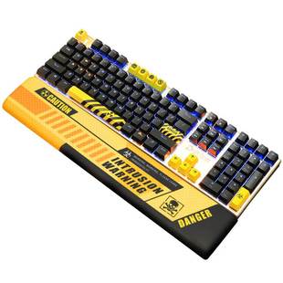 办公 达尔优ek815机械键盘有线无线2.4g黑青茶轴电竞游戏鼠标套装