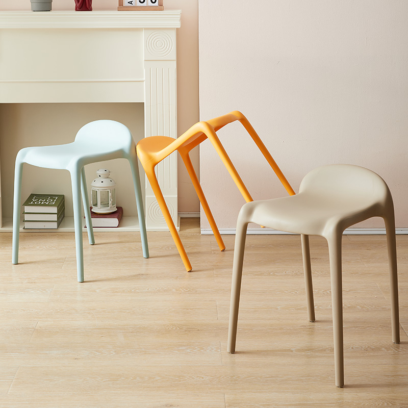 加厚成人椅北欧塑料凳子等位家用客厅胶凳现代简约商用餐厅高凳凳