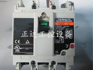 20A 原装 电流可选 15A 日本FUJI塑壳断路器SA33C 10A 3P30A