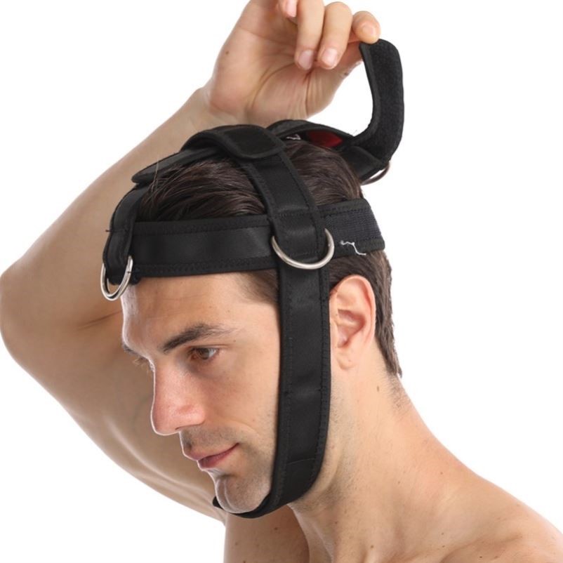 颈部训练带头颈部训练器肩部负重力量训练头颈帽头部力量训练头套