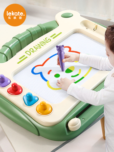 幼儿磁性写字板宝宝画画神器涂色2岁1玩具 儿童画板家用可擦消除