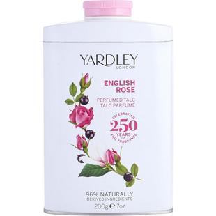 Yardley 新包装 200g 亚德利英伦玫瑰香氛爽身粉