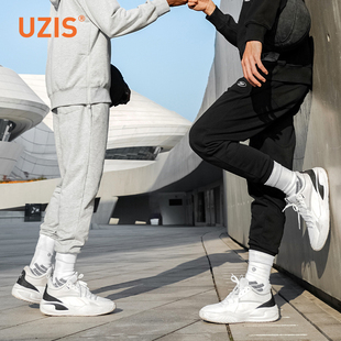 UZIS运动长裤 针织卫裤 训练春季 子男宽松束脚休闲扎袜篮球针织美式
