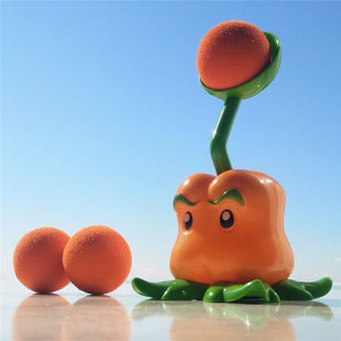 植物大战僵尸2柿子椒甜辣椒投手单个植物硬胶塑料儿童玩具