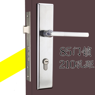 木门85锁具把手 304不锈钢门锁室内卧室房门锁简约办公室欧式