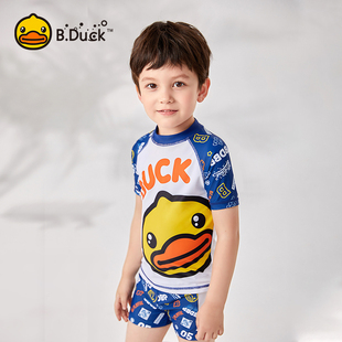游泳衣套装 B.Duck小黄鸭儿童泳衣男童夏小男孩中大童宝宝分体泳裤