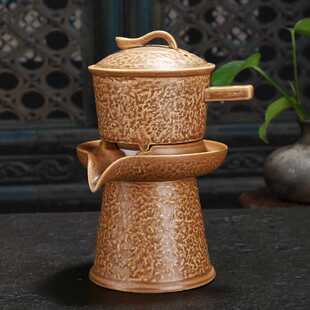 防烫懒人陶瓷办公家用礼品 厂家直销创意特色古陶自动茶具套装