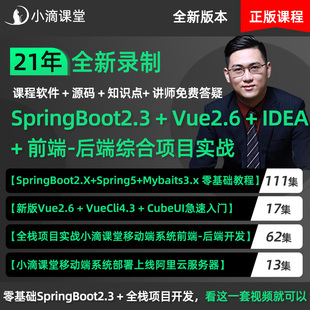 cubeui项目实战 2.3教程spring5 mybatis vue springboot 新版