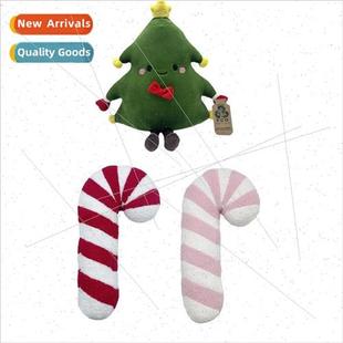 toy recyclabl Candy Christmas Cane stick walking plush