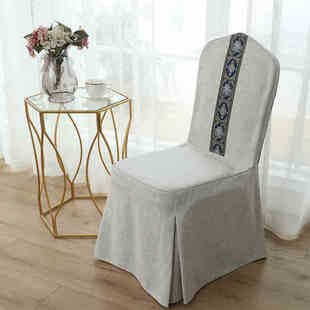 宴会桌凳套蝴蝶结 酒店椅子套罩连体现代简约餐椅套罩饭店欧式