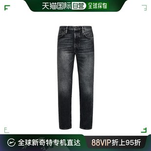 B00285 艾克妮 男士 徽标直筒牛仔裤 Studios 香港直邮Acne