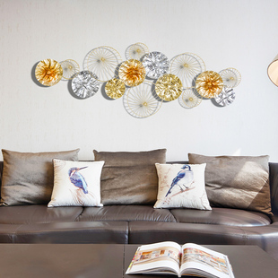 沙发背景墙装 饰挂件欧式 饰品 铁艺墙壁挂饰创意墙面室内客厅家装