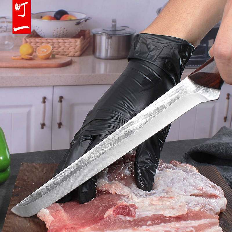 切西瓜果 西班牙火腿刀不锈钢锻打8寸牛肉刀剔骨刀木柄割肉刀长款