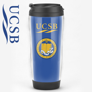 加州大学圣塔芭芭拉分校UCSB纪念品周边美国名校定制咖啡杯水杯子