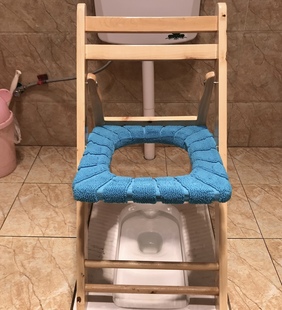 椅子坐便凳家用 实木老人孕妇坐便椅残疾人马桶坐便器折叠上厕所
