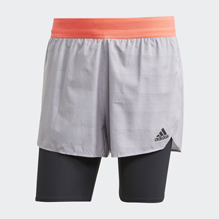 Adidas 热裤 训练二合一透气跑步紧身短裤 GC8065 阿迪达斯男女夏季