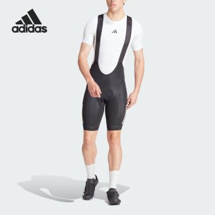 IP2676 新款 男士 骑行紧身运动背带短裤 阿迪达斯正品 Adidas