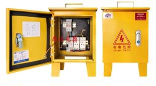 工地临时配电箱一级二级三级总分配电箱柜德力西220V单回路加厚款