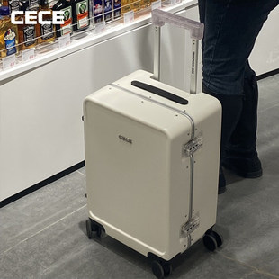 高档铝框行李箱20寸登机箱女24寸拉杆箱男旅行箱静音 CECE2021新款