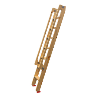 实木梯子登高单爬梯高低床上下铺带扶手直梯家用一字定制阁楼楼梯