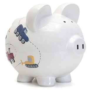 美国进口小猪猪陶瓷存钱罐创意储钱罐超大摆件家用儿童大人硬币罐