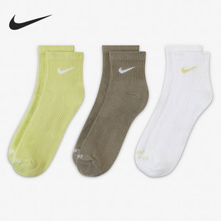 906 新款 多色运动袜训练休闲袜子三双装 SX6893 耐克正品 Nike