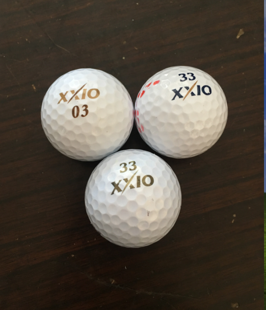 保证质量新款 真品高尔夫球Xxio3层pro9到10成新全场50个 白色 包邮