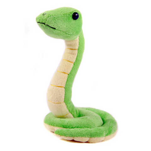儿童生日礼物可爱公仔创意 小青蛇外贸生肖蛇精品蛇毛绒玩具假蛇