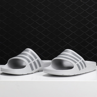 Adidas 男女三条纹运动沙滩防滑拖鞋 新款 B44298 阿迪达斯正品