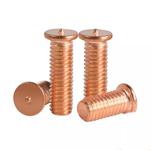 螺柱铜 储能焊螺柱 螺纹钉杆钉铜镀 外焊钉焊钉铁焊M6螺丝
