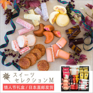 日本直邮 风美庵糕点组合情人节礼盒 27枚 零食送女生礼物