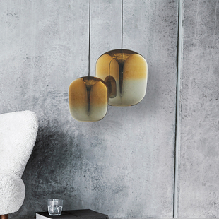 丹麦现货FRANDSEN北欧简约Ombre创意玻璃现代渐变色客厅餐厅吊灯