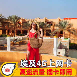 埃及电话卡 4G流量手机上网卡5 10天开罗阿斯旺卢克索旅游