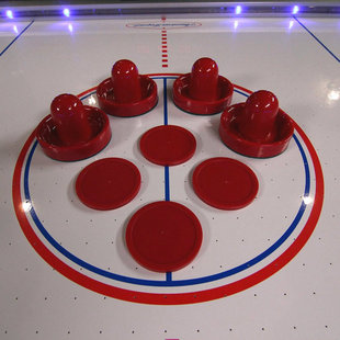 Hockey 桌上冰球台空气球台悬冰球机球片球饼打击器顶球器配件Air