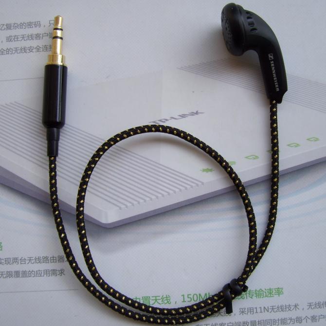 单边耳机 蓝牙平板 单耳尼龙短线耳机 包邮 适配手机 定制diy长度