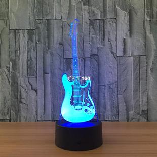Illusion Lamp 速发Creative Electric Model Guitar Light