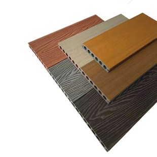 现货速发塑木地板户外露台塑木板室外阳台庭院防腐木塑地板二代共