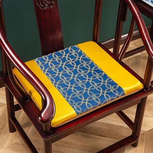 实木家具圈椅丝质茶桌椅厂 椅垫坐垫沙发海绵座垫屁垫中式 新新中式
