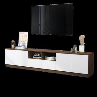 推荐 卧室高款 极简小户型收纳柜地柜矮款 电视柜现代 实木电视柜意式