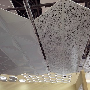 氟碳冲孔铝单板幕墙艺术镂空雕花穿孔平板门头造型设计定制铝板厂