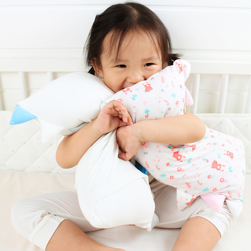 透气新生儿枕头 宝宝竹纤维安抚枕婴儿多功能睡觉抱枕儿童玩具
