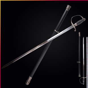仪仗剑COS道具未开刃 西洋剑指挥剑不锈钢金属礼仪剑表演佩剑欧式
